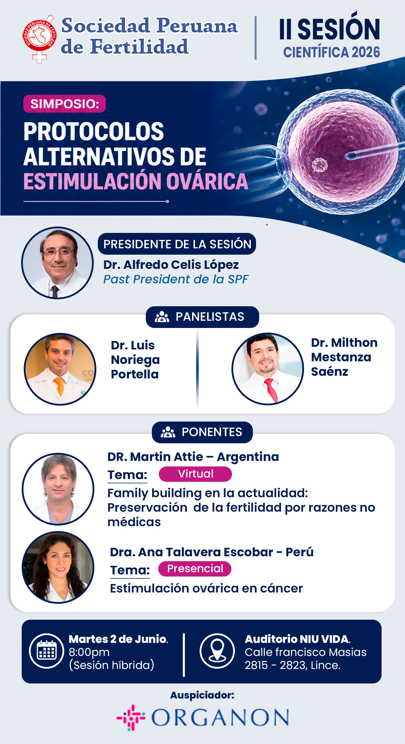 II Sesión Científica de la Sociedad Peruana de Fertilidad