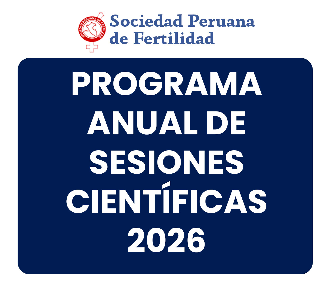 Programa anual de sesiones científicas