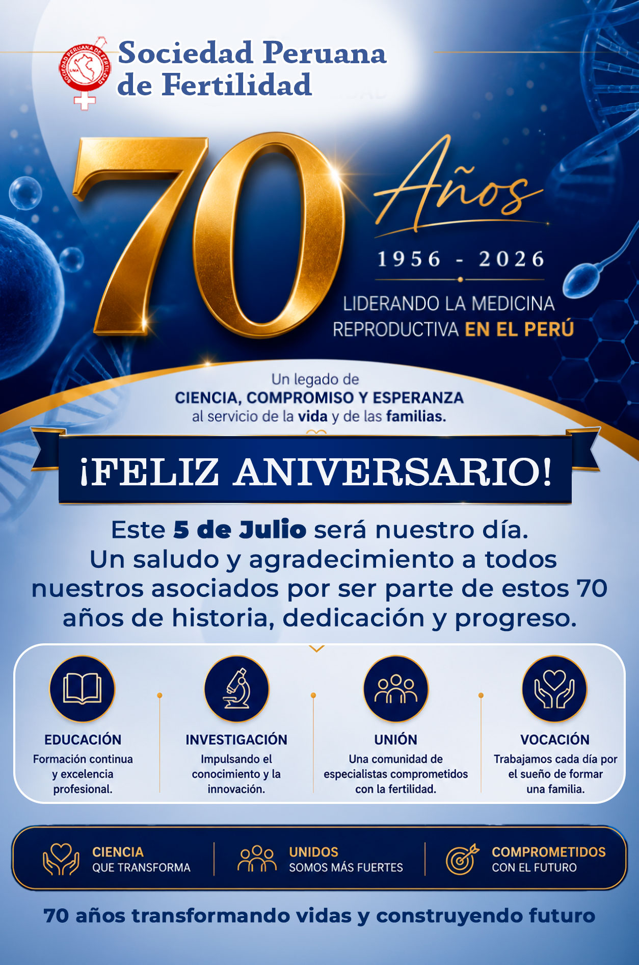 70 Aniversario de la Sociedad Peruana de Fertilidad