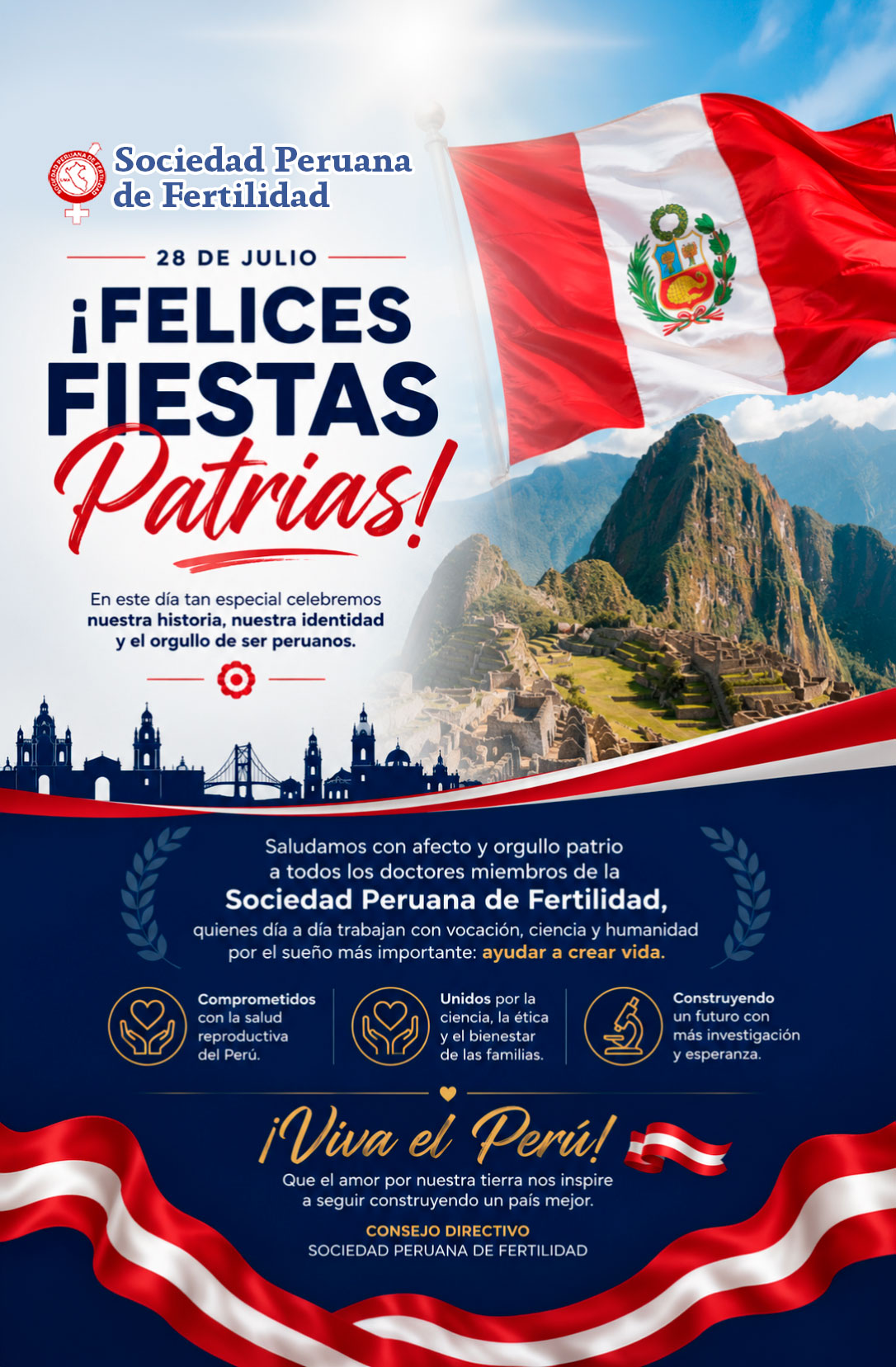 Felices Fiestas Patrias Perú