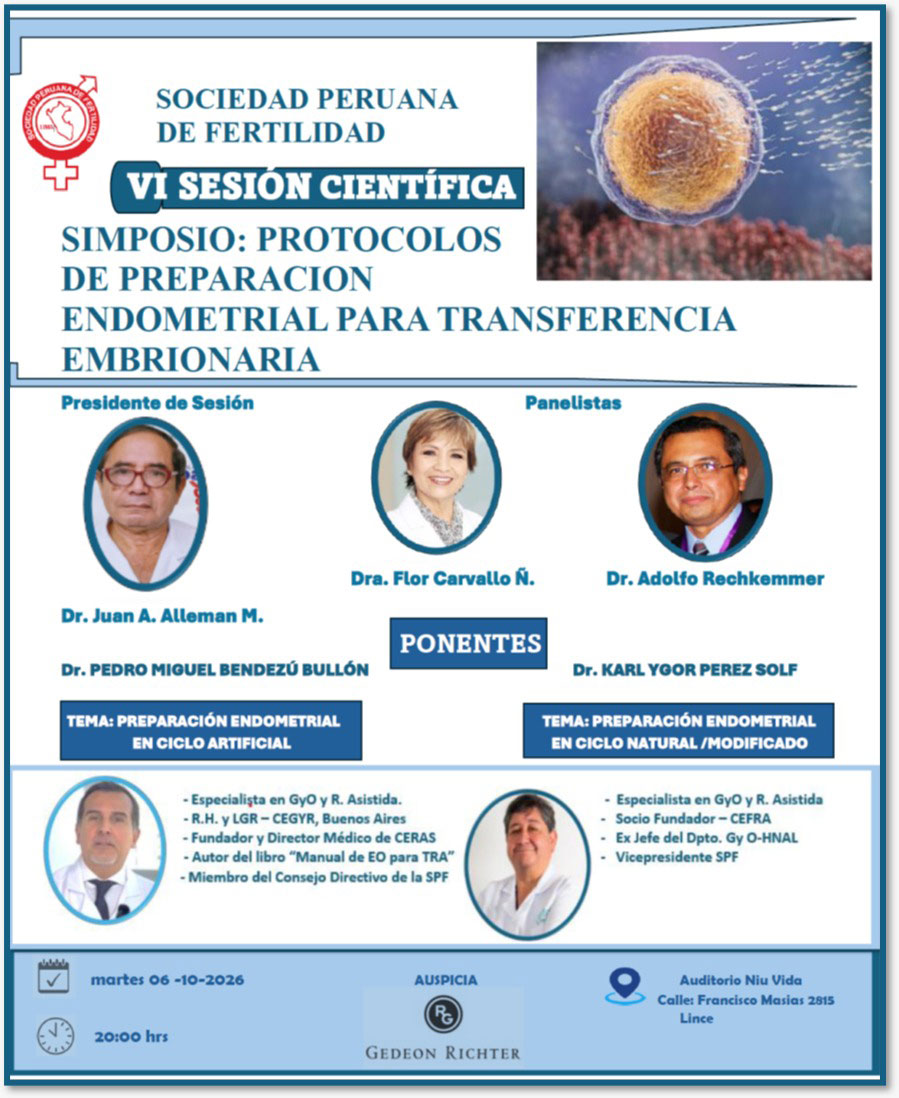 VI Sesión Científica 2026